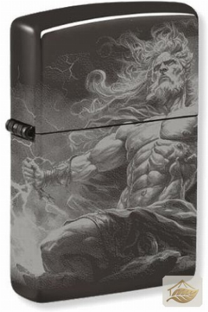 Zippo Zeus-Feuerzeug, Ebony Schwarz