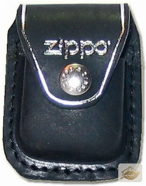 Zippo Gürtelholster aus Rindsleder, Schwarz