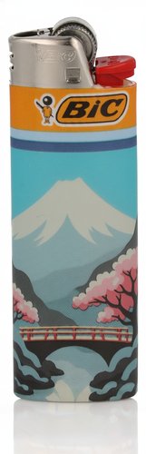 BIC Maxi Feuerzeug – Dreamy Japan Edition (6v6 · Sakura & Mount Fuji)
