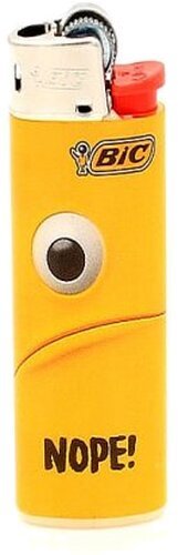 BIC Mini Feuerzeug – Yellow Mouth „NOPE!