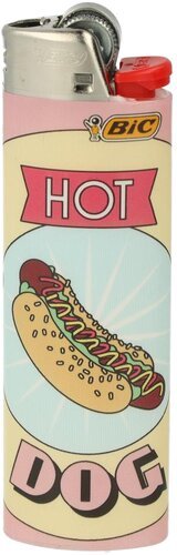 BIC Maxi Einweg-Feuerzeug – Dinner-Edition „Hot Dog