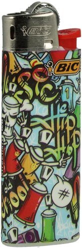 BIC Mini Einwegfeuerzeug – Street Art Edition, Motiv 6v8