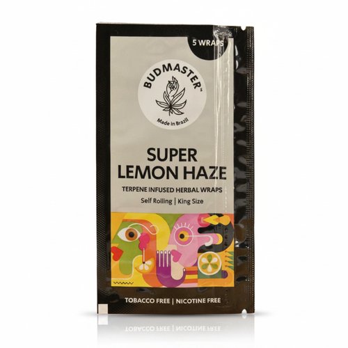 Budmaster Terpene Herbal Wraps – Super Lemon Haze King Size