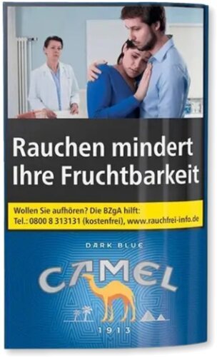Camel Dark Blue Zware Shag Pouch 50 g