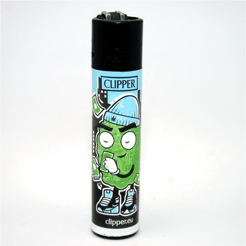 Clipper Gasfeuerzeug – 420 Buddies Edition „Blau