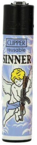 Clipper Gasfeuerzeug – Badass Angels 4 „Sinner