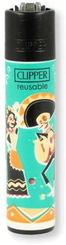 Clipper Gasfeuerzeug „Día de los Muertos