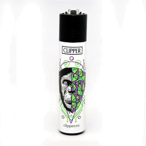 Clipper Nachfüllfeuerzeug – Geometrical Animals „Affe