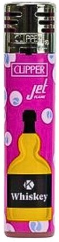 Clipper Jet-Flame Feuerzeug „Drinks & Life
