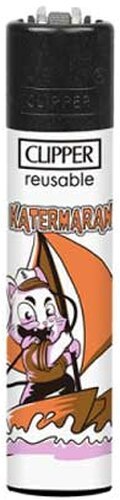 Clipper Katermaran – Nautisches Motiv-Feuerzeug (Kater-Serie, 1v4)