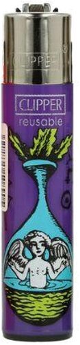 Clipper Gasfeuerzeug „Engel in Flasche