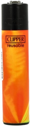 Clipper Nachfüllfeuerzeug – Nebula Mix 2 (2/4) in Orange-Gelb