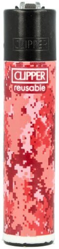 Clipper Gasfeuerzeug „Red Camouflage