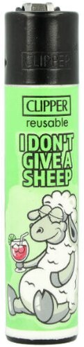 Clipper Gasfeuerzeug – Sheep-Edition „I Don't Give A Sheep