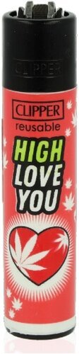 Clipper Gasfeuerzeug „HIGH LOVE YOU