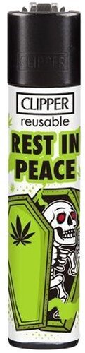 Clipper Gasfeuerzeug „Rest In Peace