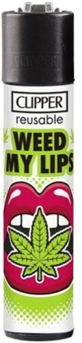 Clipper Gasfeuerzeug „Weed My Lips