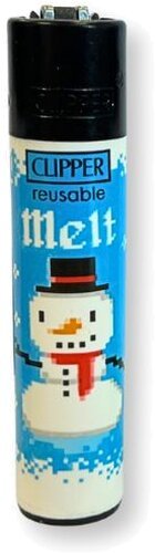 Clipper Gasfeuerzeug – Winter Pixel „Melt