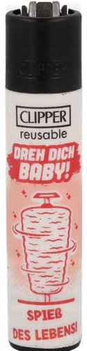 Clipper Feuerzeug „Dreh Dich Baby!