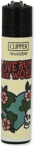 Clipper Softflame-Feuerzeug „Love Runs The World