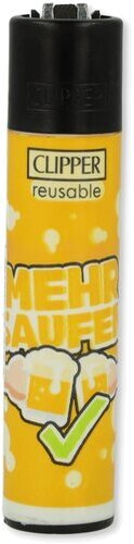 Clipper Feuerzeug „Mehr Saufen