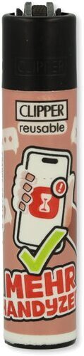 Clipper Gasfeuerzeug „Mehr Handyzeit