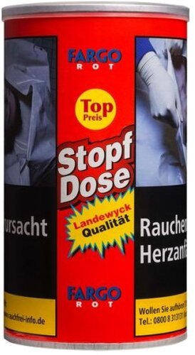 Fargo Rot XXL Spar-Dose 122 g Zigarettentabak