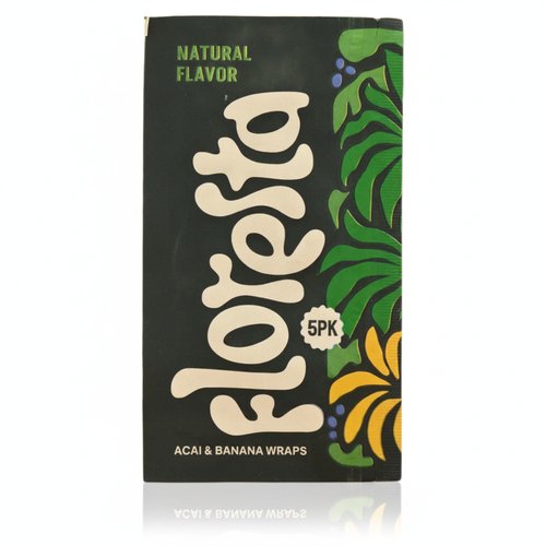 Floresta Acai & Banana Natural Flavor Kräuter-Wraps – Tabakfrei