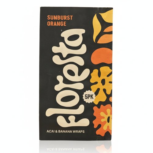 Floresta Sunburst Orange – Pflanzliche Wraps mit Acai & Banane
