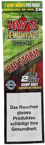 Jay's Blunts Red Storm Hemp Wraps – Kirschkuchen-Aroma
