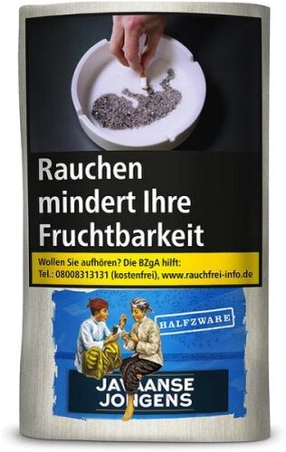 Javaanse Jongens Halfzware Päckchen 30 g Zigarettentabak