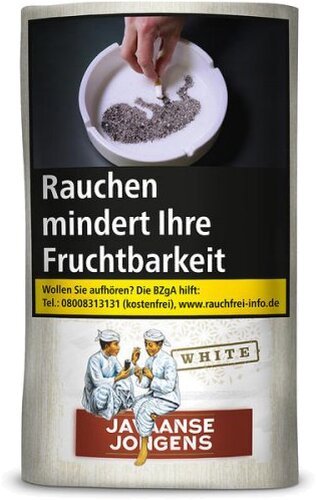 Javaanse Jongens White Päckchen 30 g Zigarettentabak