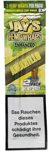 Jay's Blunts Hemp Wraps – Amarillo Zitronenkuchen, tabakfreie Hanfblätter