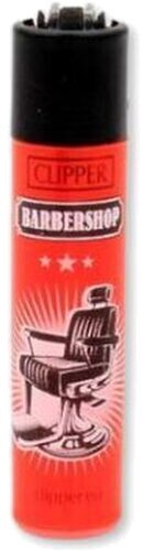 Clipper Gasfeuerzeug – Barbershop-Edition „4v4