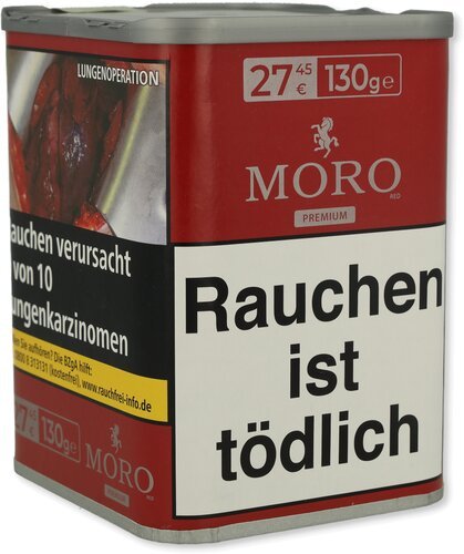 Moro Rot Dose 130 g Zigarettentabak
