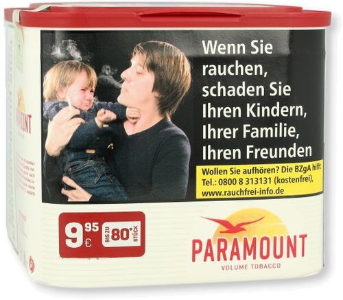 Paramount Volumen Tabak Dose 36 g