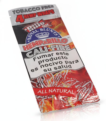 Hemparillo Cali-Fire Hemp Wraps – Tabakfreie Blunt Wraps in Rillo-Size