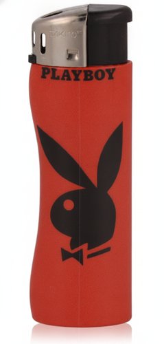 Takito Maxi Curve Elektronik-Feuerzeug – Playboy-Edition Rot