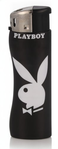 Takito Curve Maxi Gasfeuerzeug – Playboy Bunny Edition Schwarz
