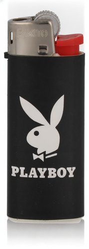 Takito Flinti Mini Playboy – Einweg-Taschenfeuerzeug Schwarz/Weiß