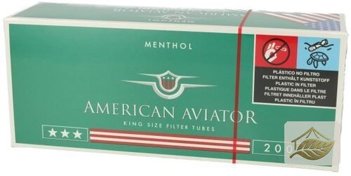 American Aviator Menthol Filterhülsen King Size