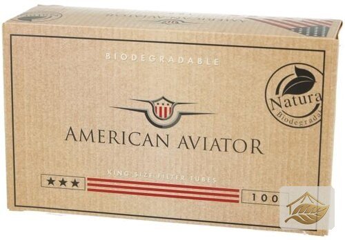 American Aviator Biodegradable King Size Filterhülsen