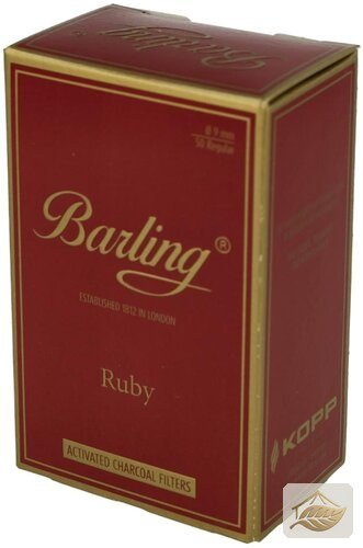 Barling Ruby Aktivkohlefilter 9 mm für Pfeife & Dreher