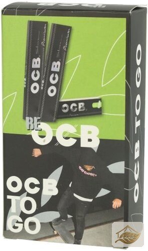 OCB To Go Dreherbox Schwarz mit Papers und Tips