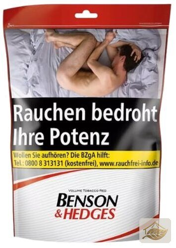 Benson & Hedges Rot Volumentabak im Zip-Beutel