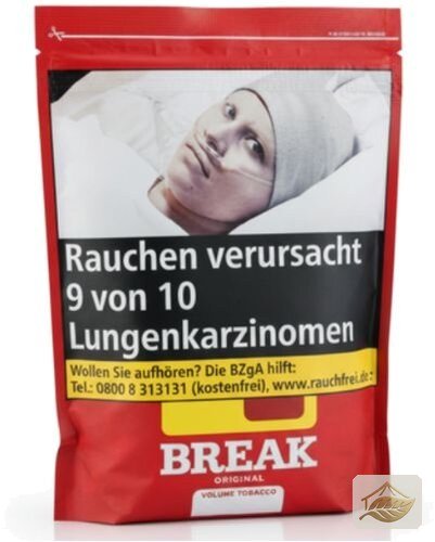 Break Original Rot Volumentabak im Beutel