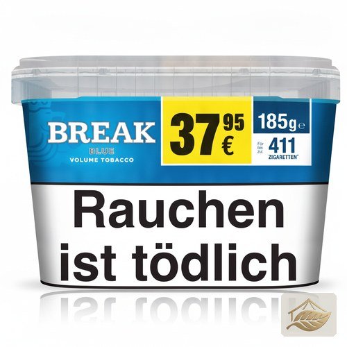 Break Blau American Blend Volumentabak im Eimer