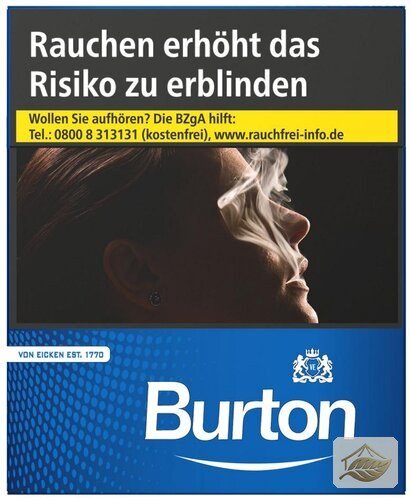 Burton Blue UP Zigaretten 40er