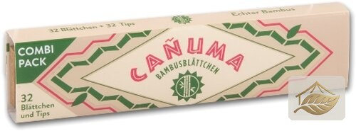 Canuma Bambusblättchen Slim mit integrierten Filter Tips