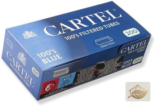 Cartel Extra Long Filterhülsen 100mm in Blau